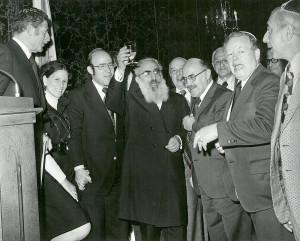 Robert Abrams with bronx rabbis